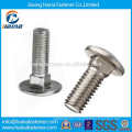 Made in China Stainless Steel 201 304 316 18-8 Mushroom head Carriage Bolt